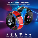 Bluetooth Smartwatch Blood Pressure Monitor Unisex and Fitness Tracker- USB Charging_8