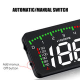 HUD Car Display Overs-speed Warning Projecting Data System- USB Powered_1
