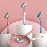 Soap Dispensing Dishwashing Pots and Pans Wand Scrubber_7