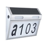 Solar Powered Motion Sensor LED Home Number Outdoor Indicator_1