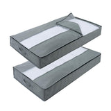 Foldable Under the Bed Storage Cloth Organizer Quilt Bag_0