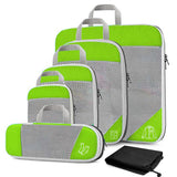 Pack of 6 Compression Packing Cube Traveling Storage Bags_3