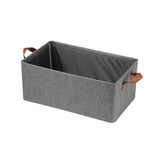 Large Capacity Fabric Storage Open Organizers with Handles_0